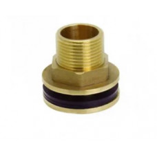 Врезка в бак 1 1/4" латунная