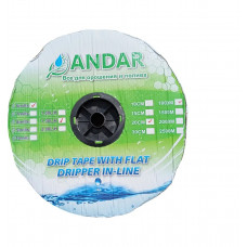 Капельная эмиттерная лента ANDAR 20 см 6mil 1.38 л/час