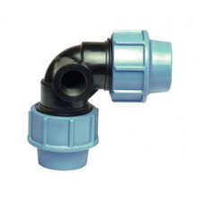 Колено зажимное с боковой резьбой КЗБР Unidelta