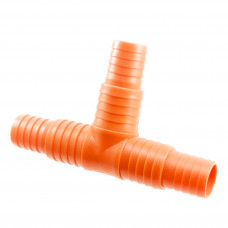 Тройник соединительный универсальный 1"-3/4" (оранжевый)