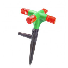 Дождеватель 4-ход + колышек зеленый