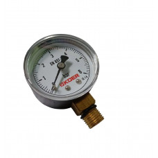 Манометр (0 - 6 bar) радиальный D=50мм  1/4"