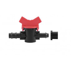 Кран стартовый с резинкой для слепой трубки d 16 мм