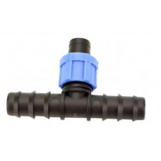 Тройник для трубки+лента 16х16х16 Santehplast