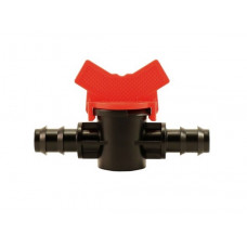 Кран соединительный проходной для трубки  20 мм